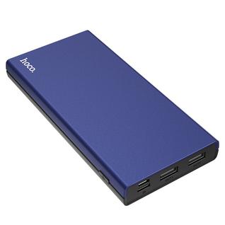 Аккумулятор внешний универсальный Hoco J66 10000 mAh Fountain mobile power bank (2USB:5V-2.0A Max) Синий