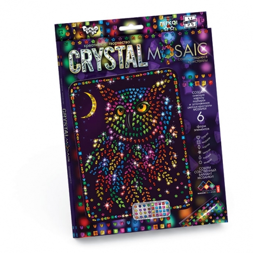 Набор для творчества Crystal Mosaic - Сова Данко Тойс / Danko Toys 37730682
