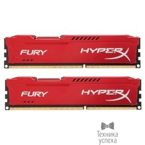 Kingston Kingston DDR3 DIMM 8GB (PC3-15000) 1866MHz Kit (2 x 4GB) HX318C10FRK2/8 HyperX Fury Red Series CL10 5800465