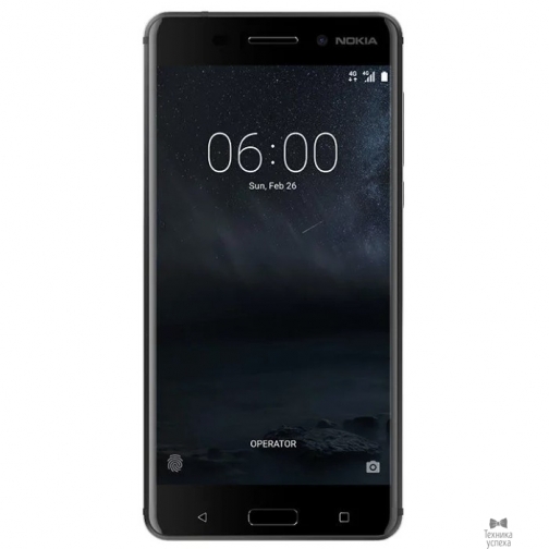 Nokia NOKIA 6 DS TA-1021 BLACK 11PLEB01A15 5.5'' (1920x1080)IPS/Snapdragon 430 MSM8937/32Gb/3Gb/3G/4G/16MP+8MP/Android 7.1 7247437