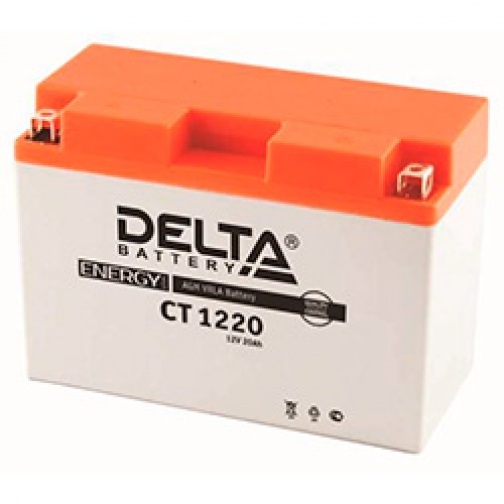 Мотоаккумулятор Delta CT 1220 (YTX24HL-BS) 20 Ач 37900395