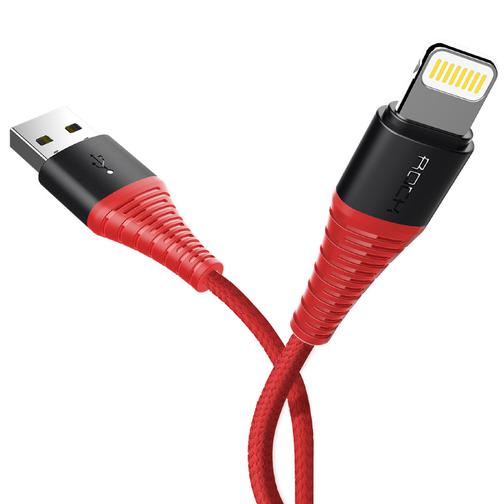 Кабель USB/Lightning Rock Hi-Tensile Charge&Sync Round Cable 42191236 7