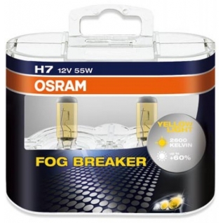 Лампа Osram H7 55W 12V Fog Breaker 2 шт. 62210FBR-DUOBOX Osram