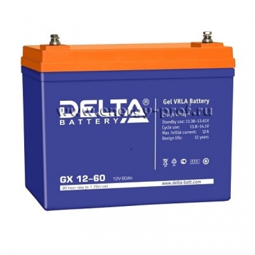 Аккумуляторные батареи Delta Аккумуляторная батарея GX12-60 1242316