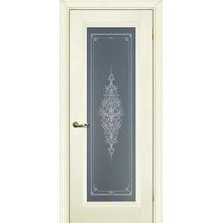 Дверное полотно Profilo Porte PSC- 25 Цвет Белый, Магнолия, Стекло