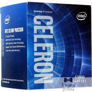 Intel CPU Intel Celeron G3900 Skylake BOX 2.8ГГц, 2МБ, Socket1151