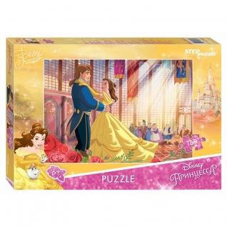 Пазл "Принцессы Диснея" - Красавица и Чудовище 2, 160 элементов Step Puzzle