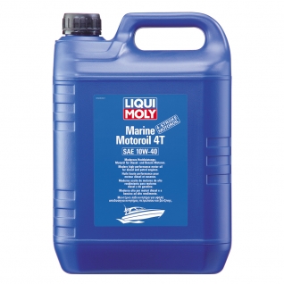 Масло моторное Liqui Moly Marine Motoroil 4Т 10W-40 полусинтетическое, 5л ...