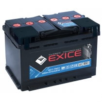 Аккумулятор EXICE Classic 6CT- 75NR 75 Ач (A/h) обратная полярность - EC 7501 EXICE (ЭКСИС) 6CT- 75NR