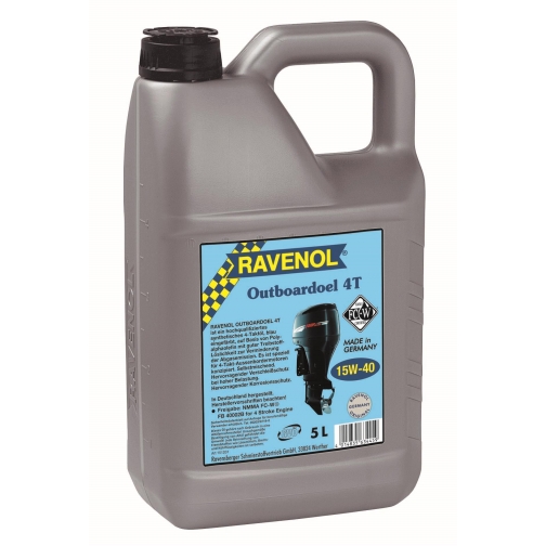 Моторное масло Ravenol Outboardoel 4T 15W40 5л 37638921