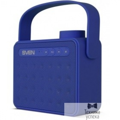 Sven SVEN PS-72, синий (6 Вт, Bluetooth, FM, USB, microSD, ручка) 37404989