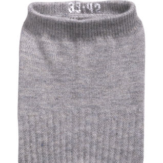 Носки низкие Starfit Sw-205, белый/светло-серый меланж, 2 пары размер 35-38