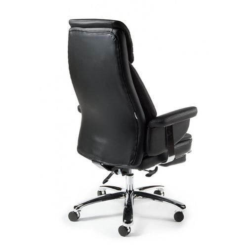 Кресло офисное/Парламент/(black) сталь + хром/черная экокожа NORDEN Chairs 42859304 2