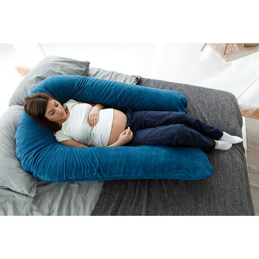Подушка для беременных U-образная Синий мкв DreamBag 39680083