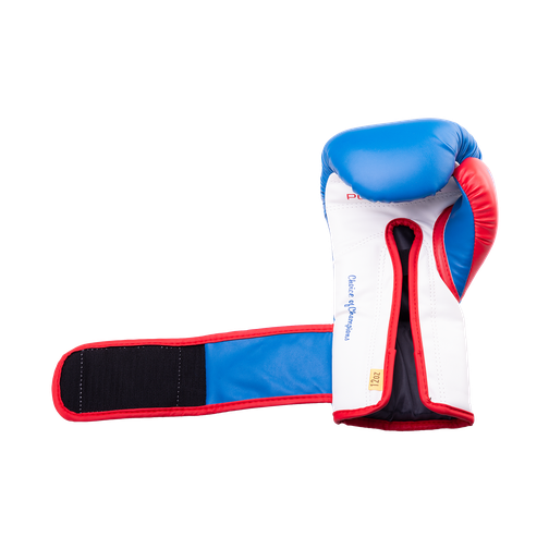 Перчатки боксерские Everlast Powerlock P00000727, 14oz, синий/красный 42219505 2