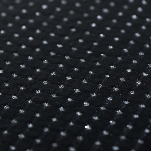 Кожаные панели 2D ЭЛЕГАНТ Pulana блёстки (сталь, белый, черный) основание пластик, 1200*1350 мм, на самоклейке 6768726 1