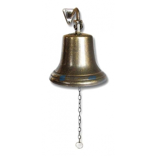 Сувенирная рында, корабельный колокол, d 18 см, цвет антик 5864994