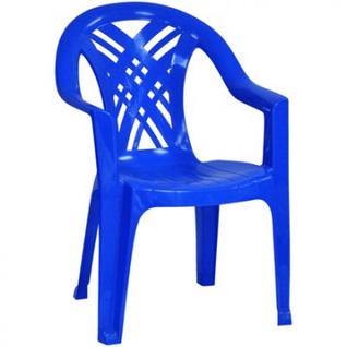 Кресло пластиковое SPG_ №6 Престиж-2, синее