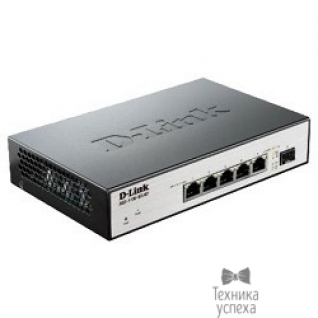 D-Link D-Link DGS-1100-06/ME/A1B Настраиваемый коммутатор 2 уровня с 5 портами 10/100/1000Base-T и 1 портом 100/1000Base-X SFP