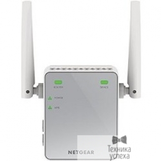 Netgear NETGEAR EX2700-100PES Универсальный повторитель беспроводного сигнала 802.11b/g/n 300 Мбит/с, 1 LAN 10/100 -порт, внешние антенны