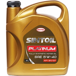 Моторное масло Sintoil Platinum 5W40 4л