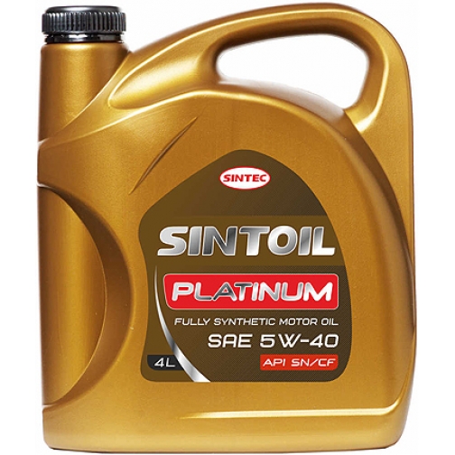 Моторное масло Sintoil Platinum 5W40 4л 37681185