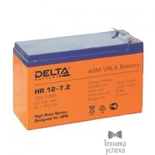 Delta Delta HR 12-7.2 ( 7.2 А\ч, 12В) свинцово- кислотный аккумулятор