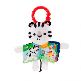 Развивающие игрушки для малышей Mattel Mattel Fisher-Price CBK70 Фишер Прайс Мягкая книжка белый тигр