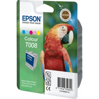 Оригинальный картридж T008401 для EPSON ST 790, 870, 890, 915 цветной, струйный 8117-01
