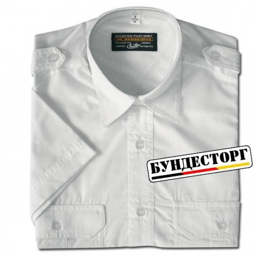 Рубашка с короткими рукавами, цвет белый 5023929