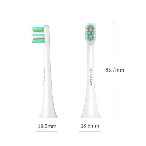 Сменные насадки для зубной щетки Xiaomi Soocare X3 CLEAN (белые) Xiaomi Soocare X3 Mini 37126428