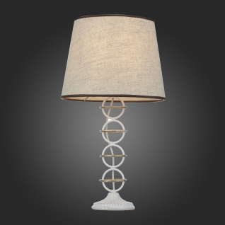 Настольная лампа St Luce Белый с позолотой/Белый E14 1*40W