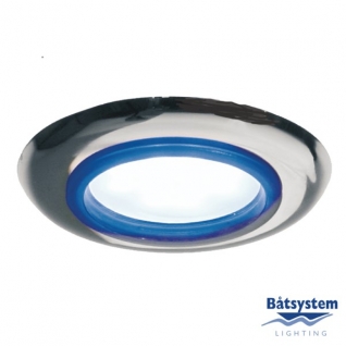 Batsystem Светильник врезной Batsystem Lots 8008CB 12 В 10 Вт серебряный с синим кольцом
