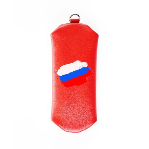 Ключница на молнии Флаг РФ , красная 42784355 1