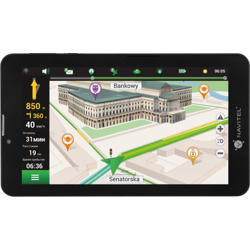 Планшетный GPS-навигатор Navitel T700 3G (+ Разветвитель в подарок!) 38089060 7