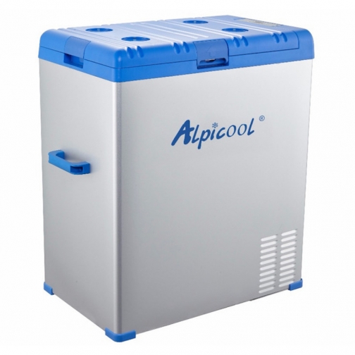 Kомпрессорный автохолодильник ALPICOOL A75 синий (75л, 12/24/220В) 36995170