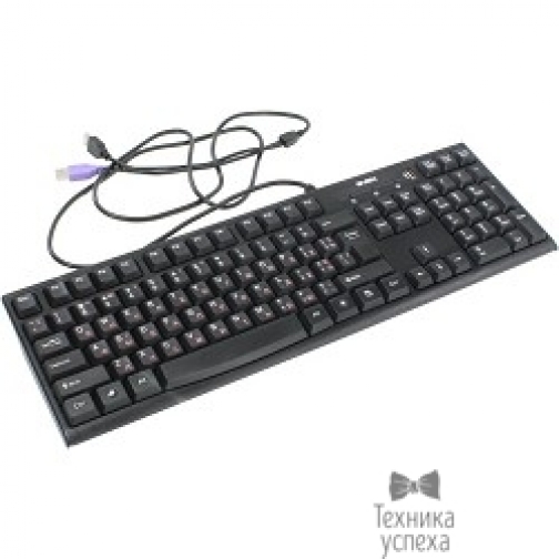 Sven Keyboard SVEN Standard 304 USB+HUB чёрная 6867624