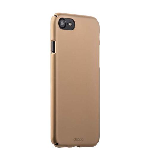 Чехол-накладка пластик Soft touch Deppa Air Case D-83270 для iPhone SE (2020г.)/ 8/ 7 (4.7) 1мм Золотистый 42534514