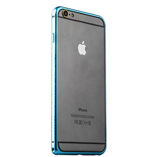 Бампер металлический iBacks Colorful Venezia Aluminum Bumper для iPhone 6s Plus/ 6 Plus (5.5) - gold edge (ip60090) Blue 42530510