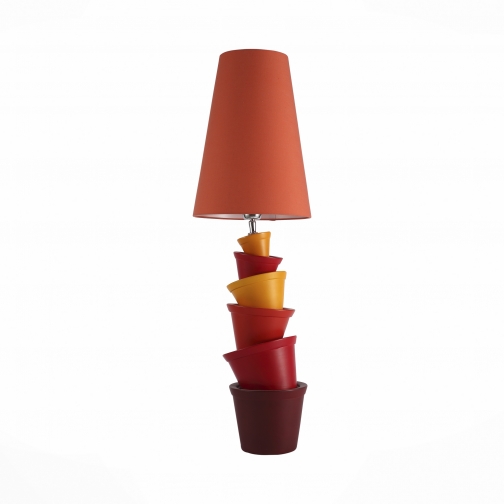 Настольная лампа St Luce Красный, Желтый, Бордовый/Оранжевый E27 1*60W (из 2-х коробок) 37397586
