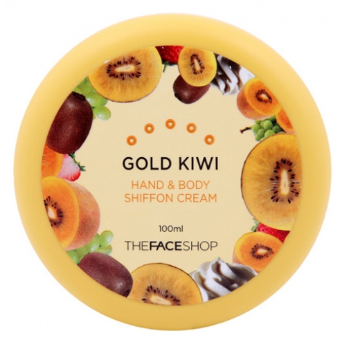 THE FACE SHOP - Крем для рук и тела Hand&Body Shiffon Cream - Gold Kiwi 37692737