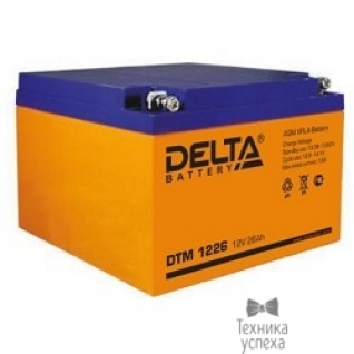 Delta Delta DTM 1226 (26А\ч, 12В) свинцово- кислотный аккумулятор