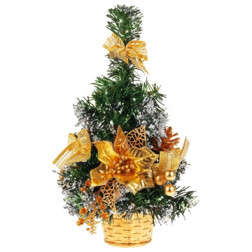 Новогодняя елка, украшенная, 30 см Snowmen 37722365