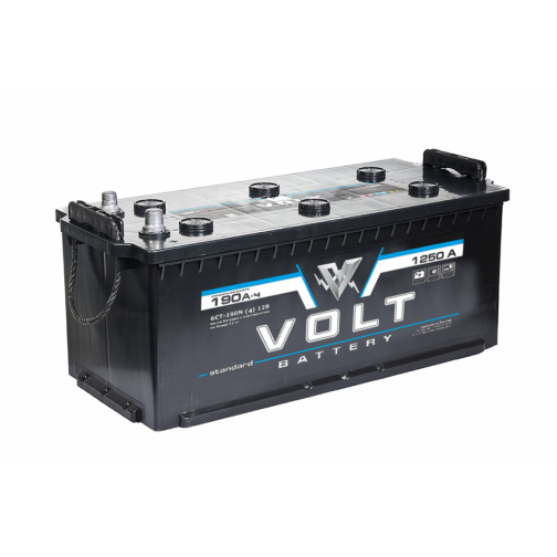 Аккумулятор грузовой VOLT STANDARD 6CT- 190.4 190 Ач (A/h) прямая полярность - VS 19011 VOLT VS 6CT - 190 N 2060384