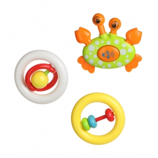 Набор из 3 игрушек-погремушек "Гремелки-звенелки" Ути-пути