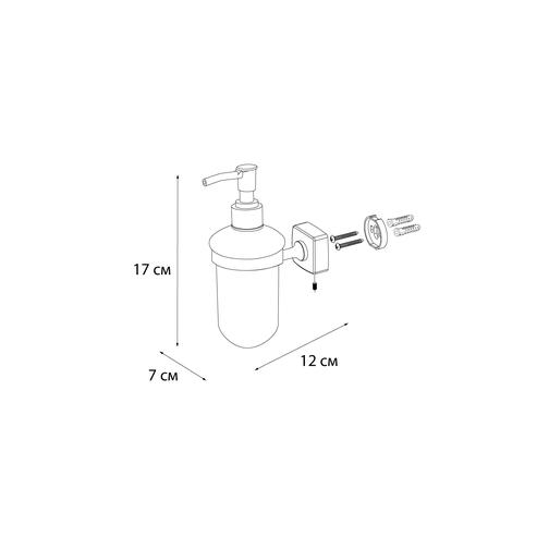 Дозатор жидкого мыла FIXSEN Kvadro (FX-61312) 42636079 1