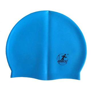Шапочка для плавания силиконовая Dobest Sh20 (голубая)