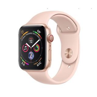 Часы Apple Watch Series 4 GPS+Cellular 40mm Gold Aluminium Case with Pink Sand Sport Band MTUJ2