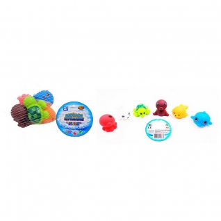 Резиновые игрушки для ванны "Веселое купание", 6 шт. ABtoys