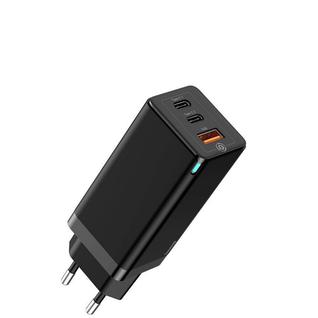 Адаптер питания Baseus Gan Mini Quick Travel Charger 65W (USB+2Type-C: 5V 4.5A) CCGAN-B01 Черный